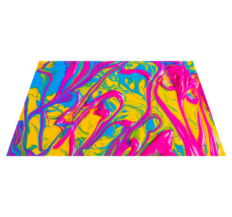 乙烯基地毯展现生动漩涡图案 - TenStickers