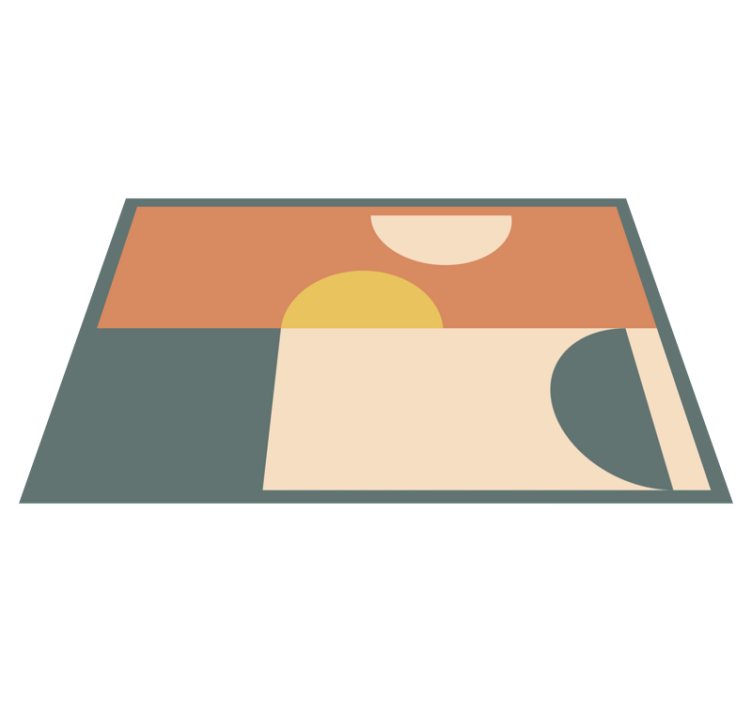 乙烯基地毯圆形与矩形设计 - TenStickers