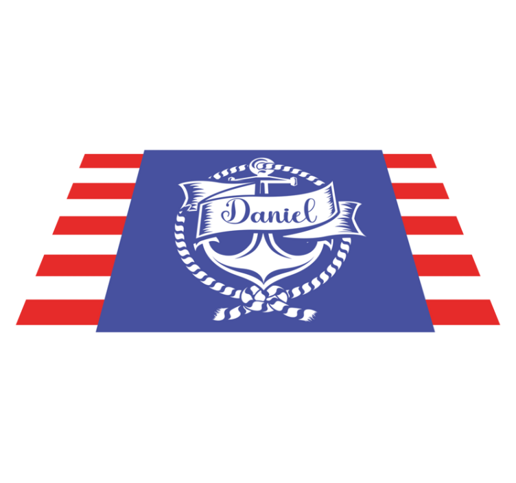 乙烯基地毯名称 航海锚设计 - TenStickers