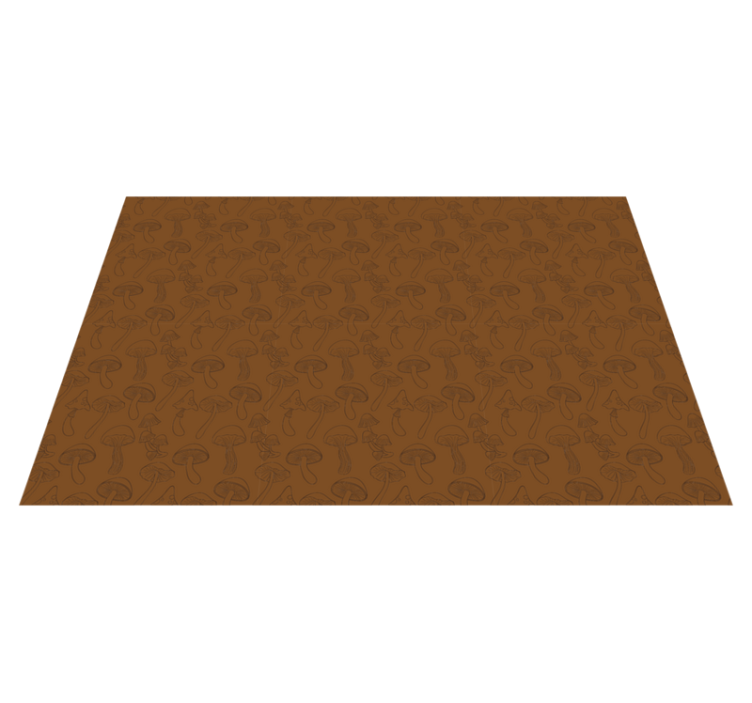 乙烯基地毯特性蘑菇图案 - TenStickers