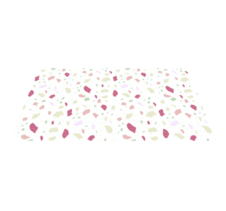 乙烯基地毯展现动态多彩形状 - TenStickers