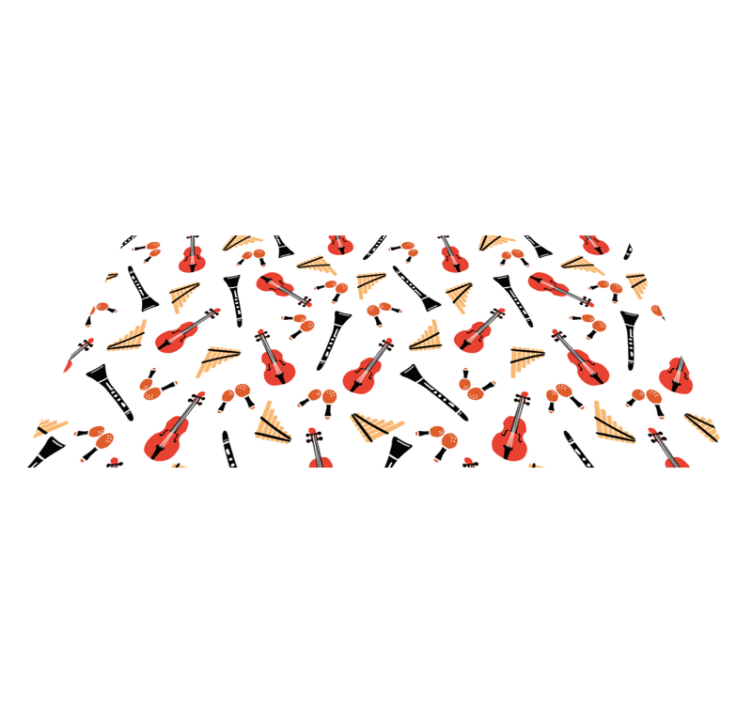 乙烯基地毯 乐器模式 - TenStickers