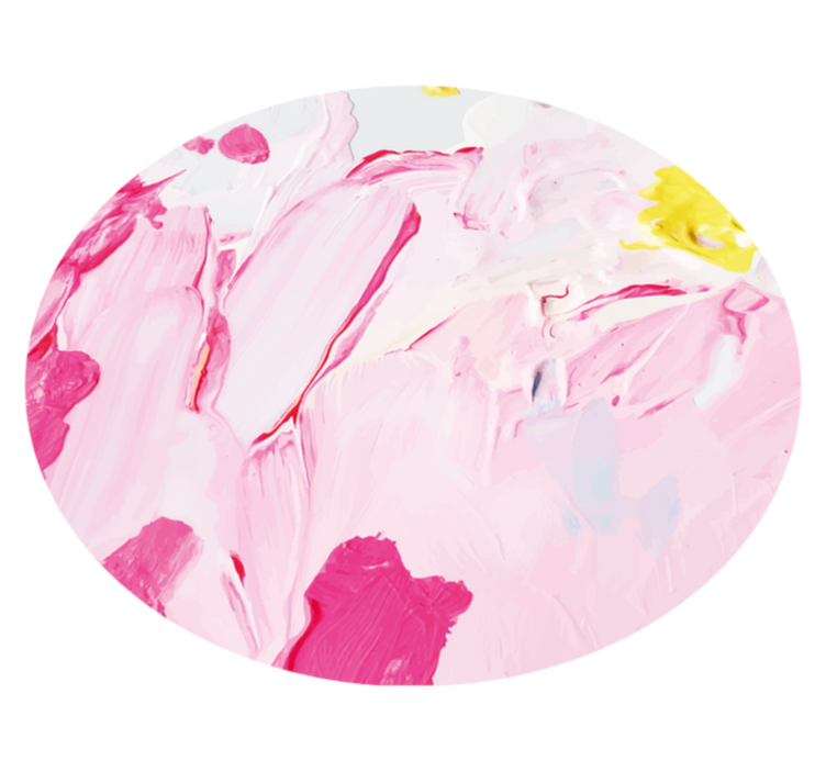 乙烯基地毯呈现抽象粉色漩涡 - TenStickers