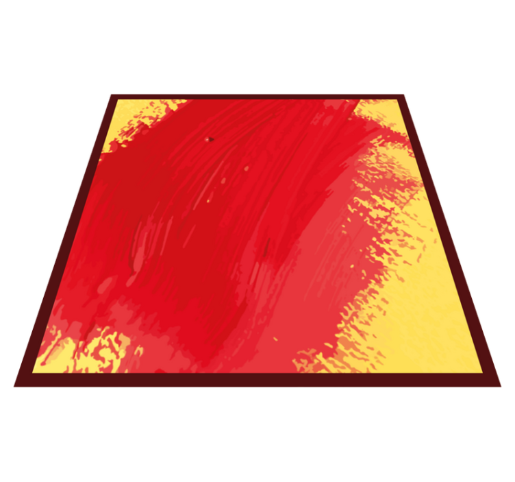 乙烯基地毯 鲜艳的色彩飞溅 - TenStickers