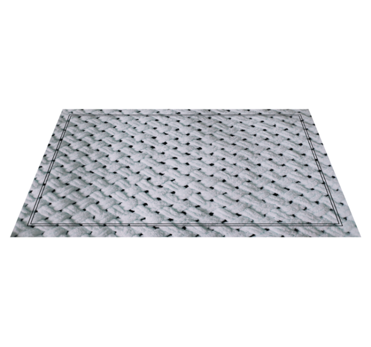 乙烯基地毯质地优雅针织图案 - TenStickers