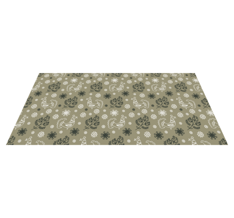 乙烯基地毯名称：迷人的动物图案 - TenStickers