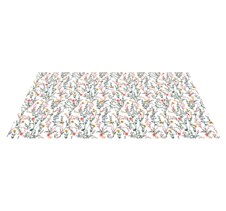 乙烯基花草地毯植物绿洲 - TenStickers