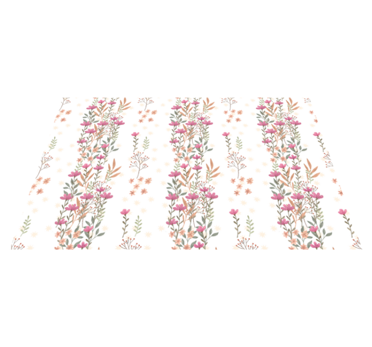 乙烯基花草地毯花卉图案设计 - TenStickers