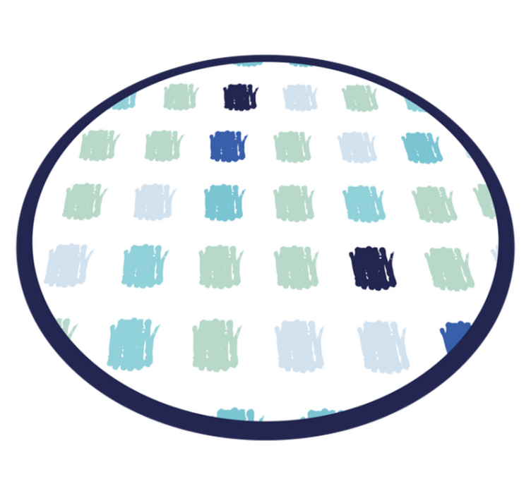 极简主义蓝色画笔笔触 - TenStickers