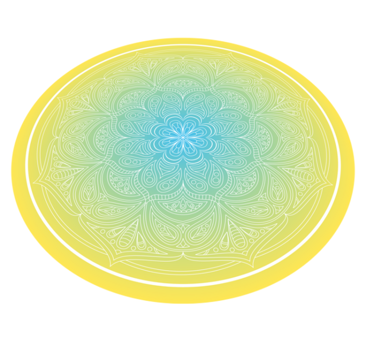 乙烯基地毯精美花卉图案 - TenStickers