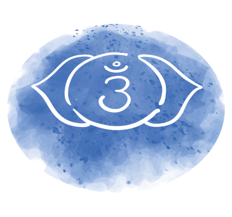 乙烯基地毯宁静蓝色象征 - TenStickers