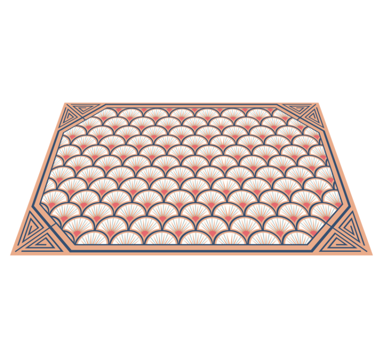 乙烯基地毯 贝壳图案 - TenStickers