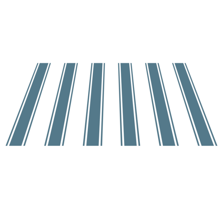 乙烯基地毯条纹现代图案 - TenStickers