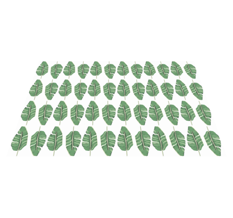 乙烯基地毯特性尽显奢华叶子图案 - TenStickers