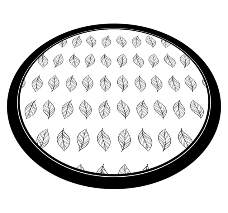 乙烯基花草地毯 植物学轮廓 - TenStickers