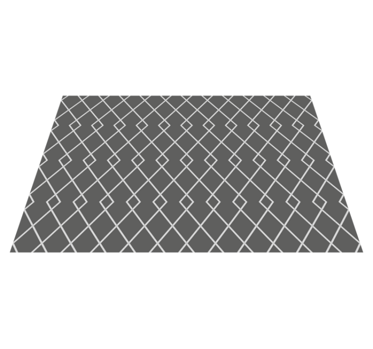 乙烯基地毯几何优雅菱形排列 - TenStickers