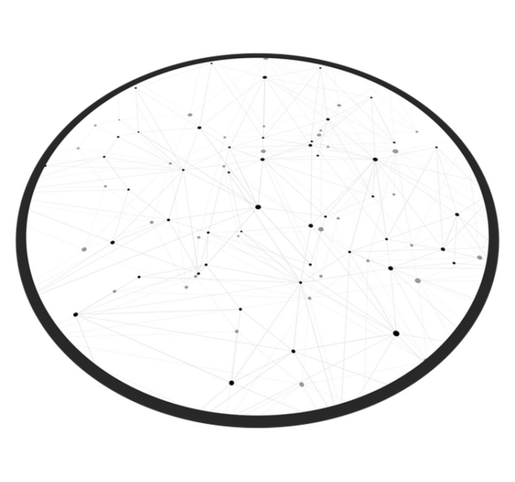 乙烯基地毯 抽象网络模式 - TenStickers