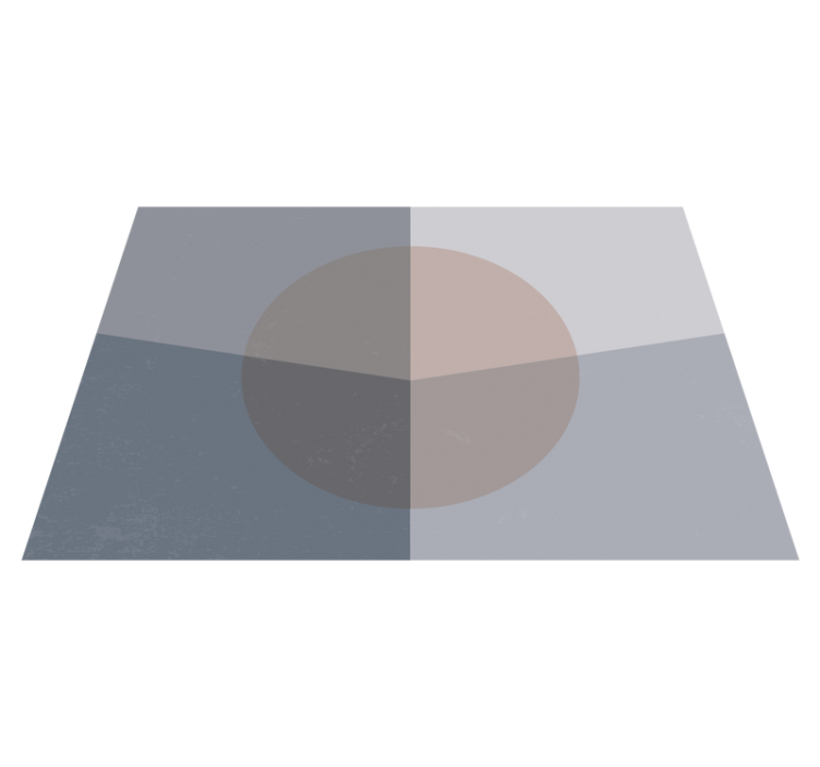 乙烯基地毯几何 重叠的圆圈 - TenStickers