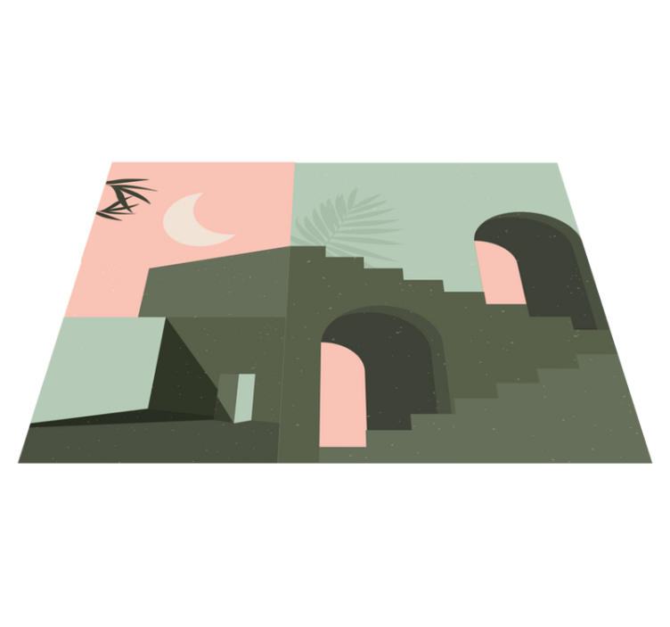 极简主义 极简抽象风景 - TenStickers