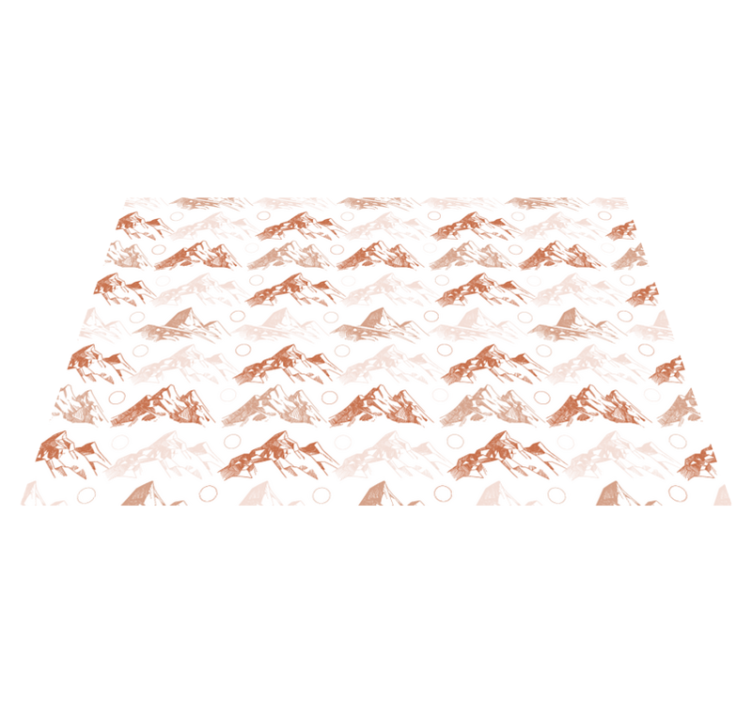 乙烯基地毯特性 山形图案 - TenStickers