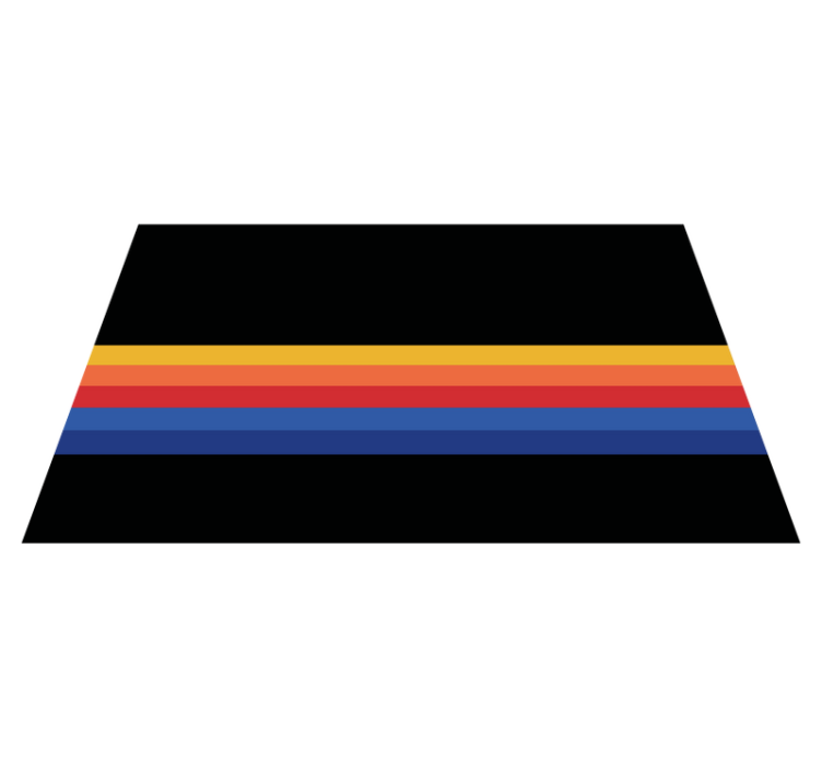 乙烯基地毯条纹 最小主义条纹装饰 - TenStickers