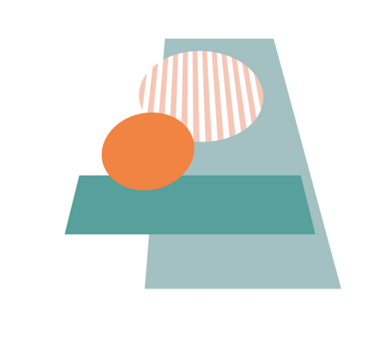 乙烯基地毯阳光几何圆形设计 - TenStickers