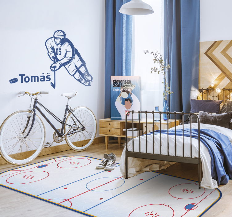 冰球运动场垫 - TenStickers