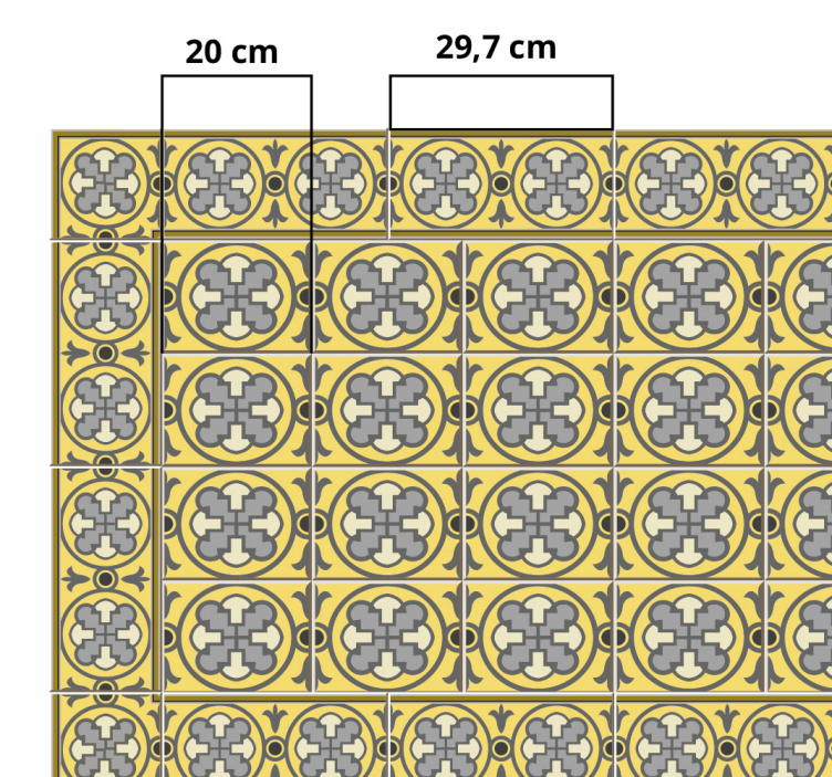 乙烯基地毯 华丽的地中海 - TenStickers