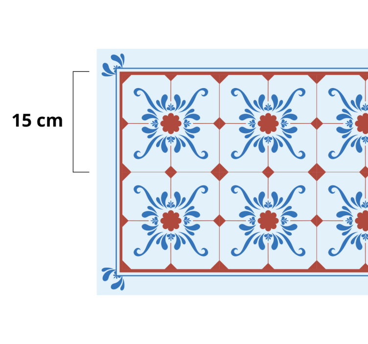乙烯基地毯 装饰瓷砖 - TenStickers