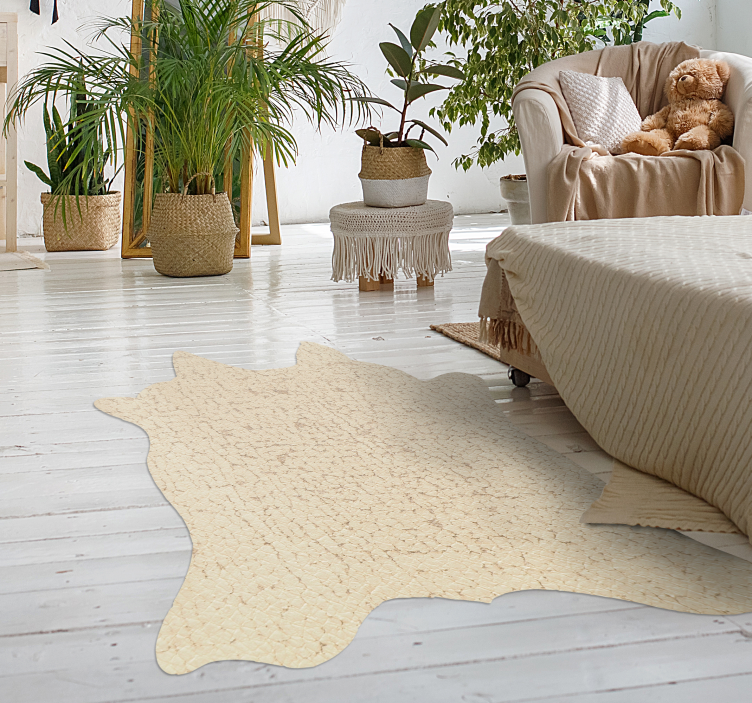 乙烯基地毯动物印花仿牛皮设计 - TenStickers