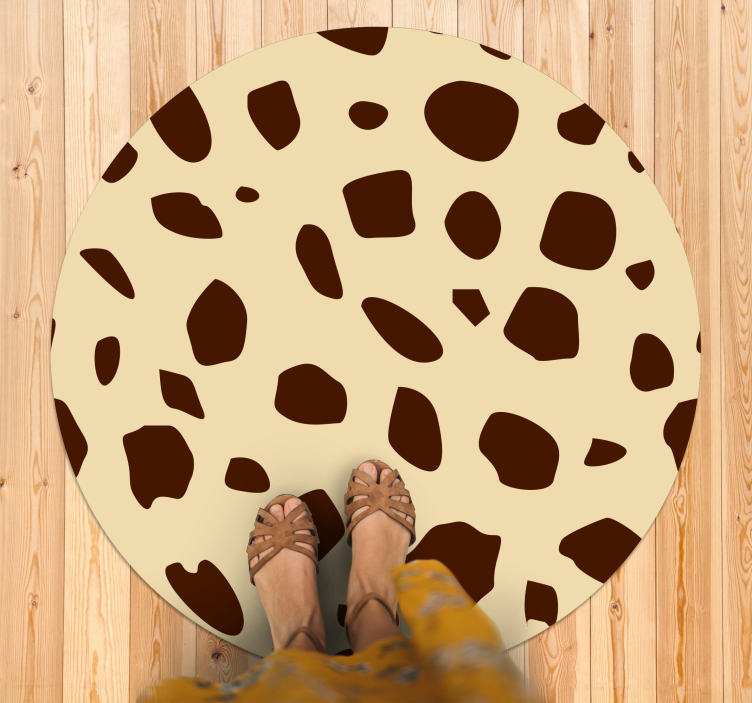 乙烯基地毯动物印花斑点温暖感 - TenStickers