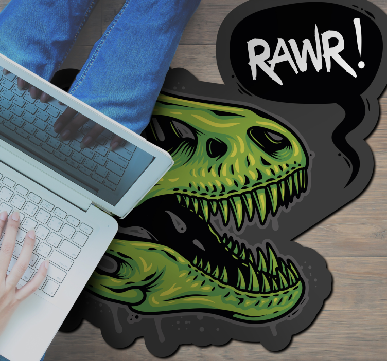 乙烯基地毯动物 恐龙图形 - TenStickers