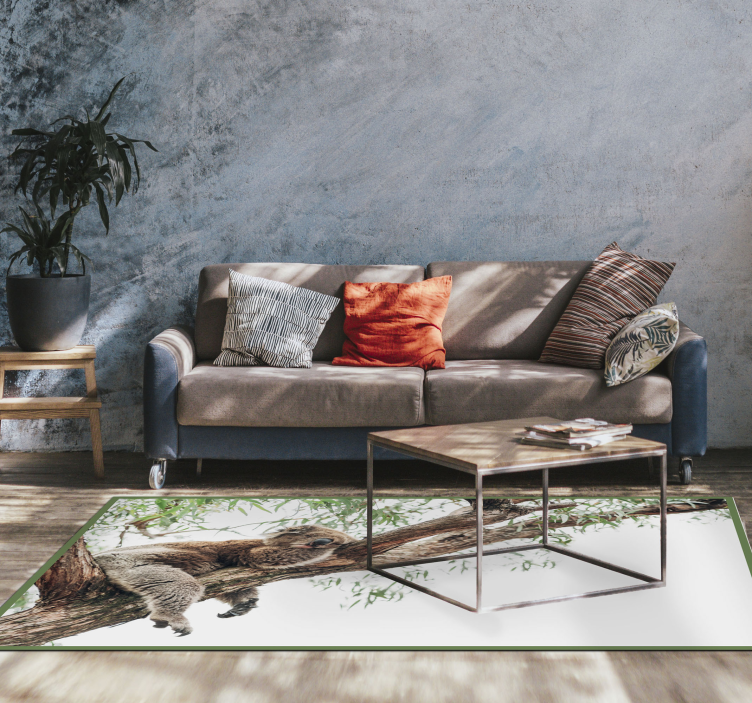 乙烯基地毯动物考拉树景 - TenStickers