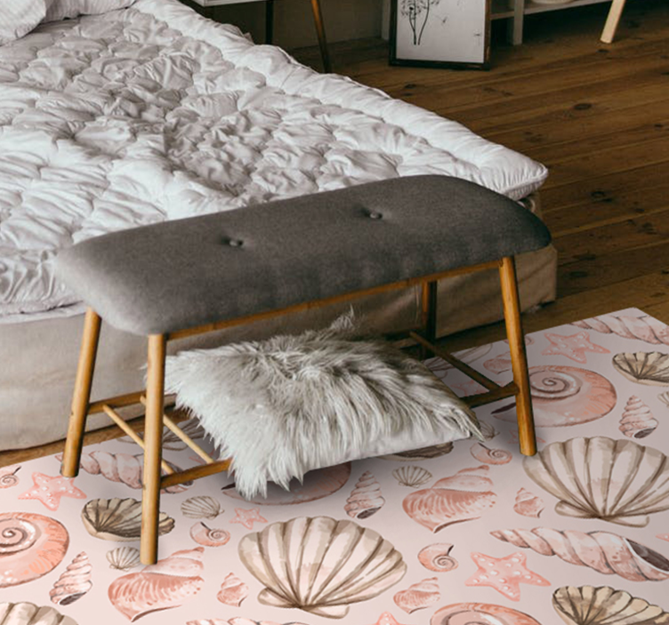 乙烯基地毯动物 贝壳图案 - TenStickers