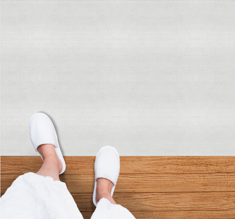 乙烯基地毯浴室柔软白色质感 - TenStickers