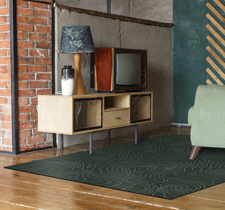 地毯pvc地形图世界地图 - TenStickers