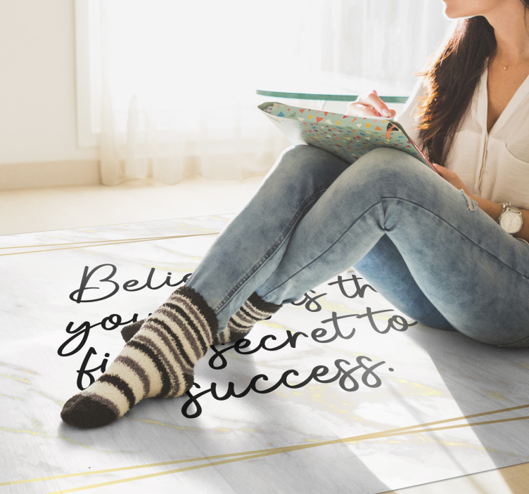 乙烯基地毯与短语，激励人心的名言 - TenStickers