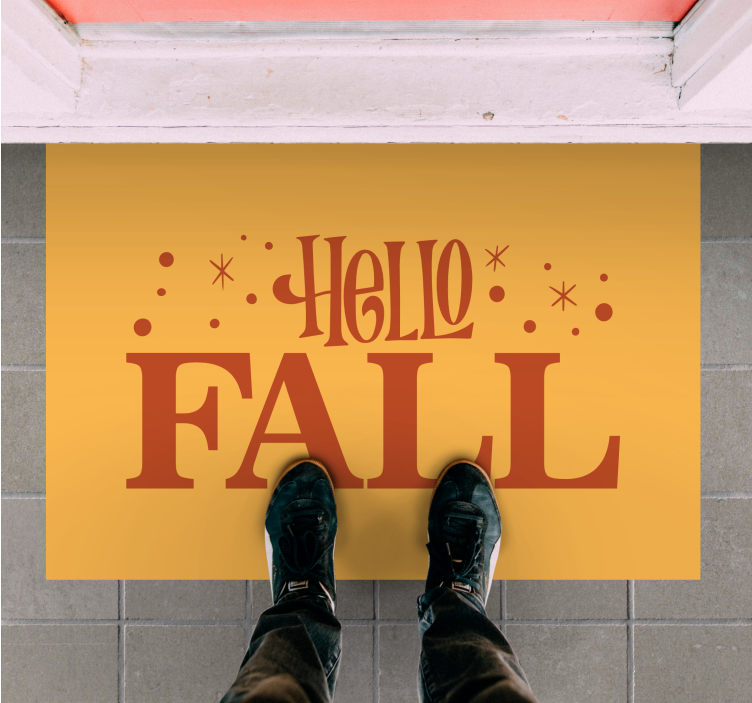 乙烯基地毯与短语带来秋季氛围 - TenStickers