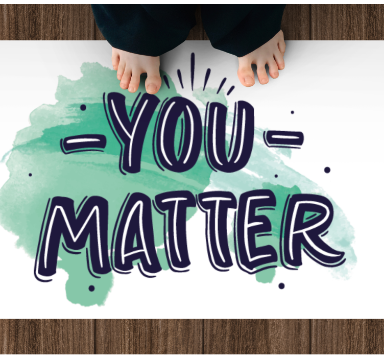 乙烯基地毯与短语 你算 - TenStickers