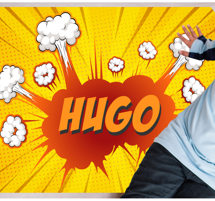 乙烯基地毯名称漫画爆炸效果设计 - TenStickers