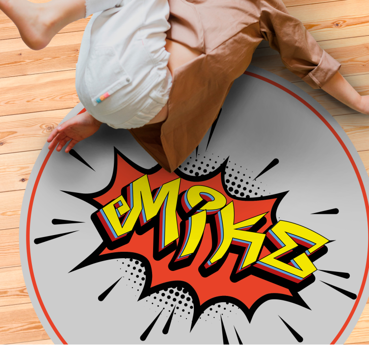 乙烯基地毯名称名称爆炸 - TenStickers