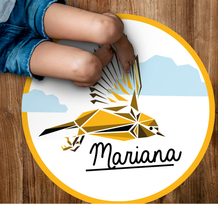 乙烯基地毯名称 个性化鸟 - TenStickers