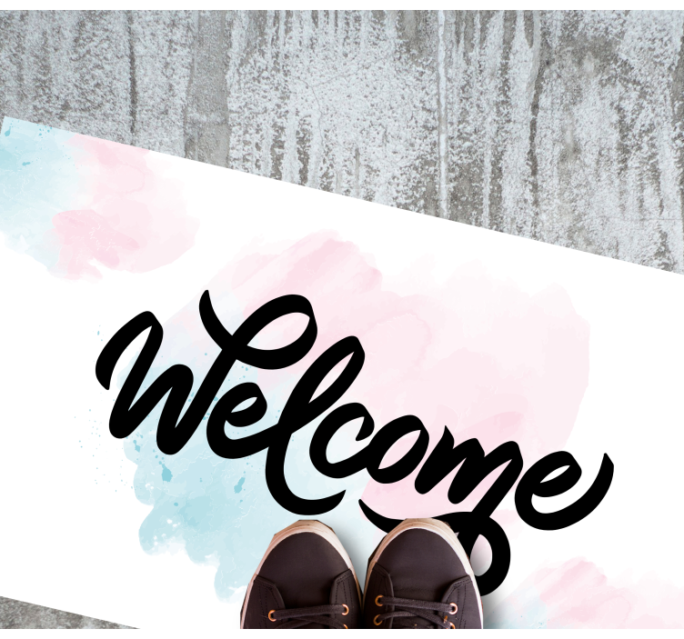 乙烯基地毯入口大厅欢迎光临 - TenStickers