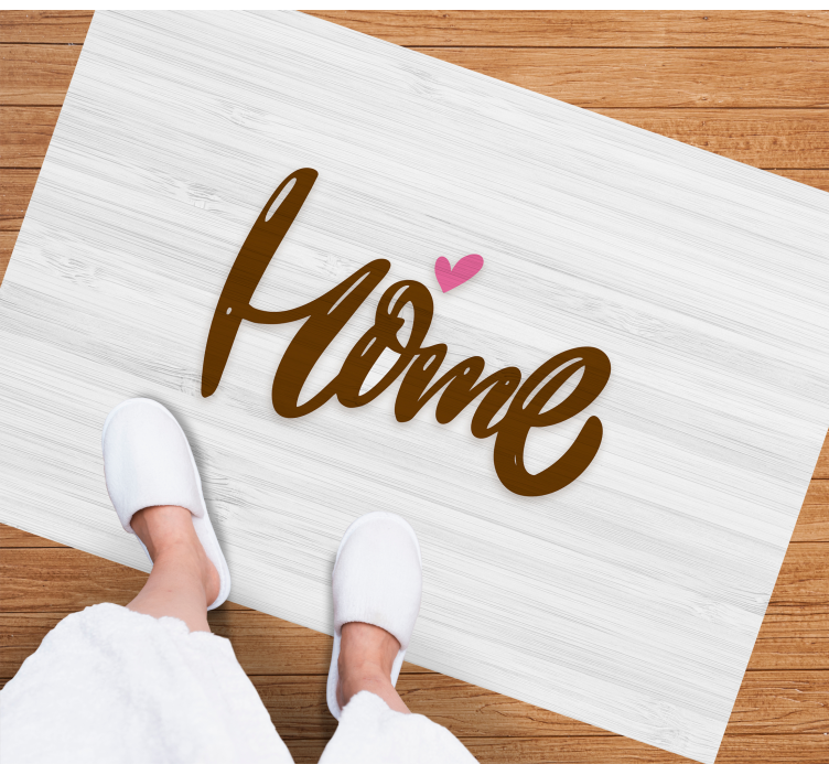 乙烯基地毯入口大厅木质家居温馨感 - TenStickers