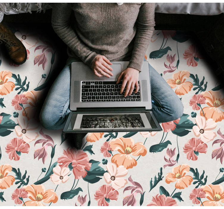 乙烯基花草地毯带来植物的乐趣 - TenStickers