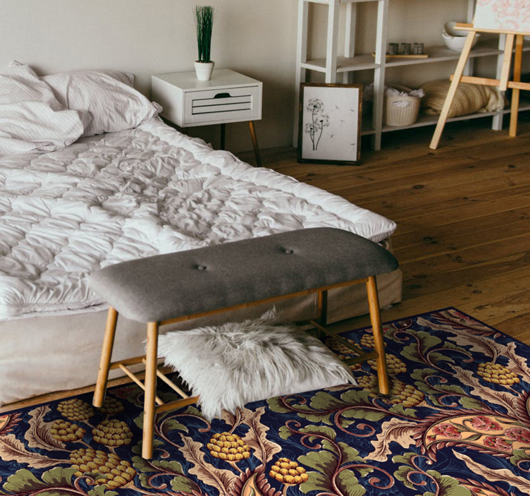 乙烯基花草地毯 花卉装饰 - TenStickers