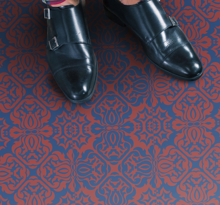 乙烯基花草地毯优雅的植物元素 - TenStickers