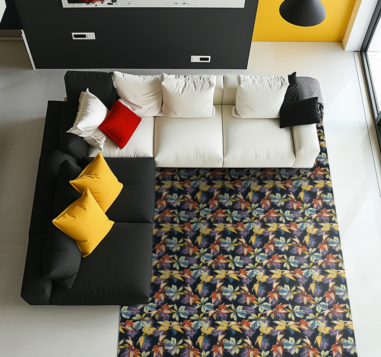 乙烯基花草地毯 热带植物 - TenStickers