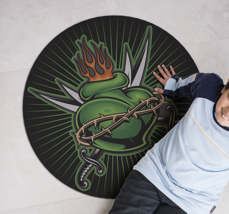 乙烯基地毯游戏 炽热的剑心 - TenStickers