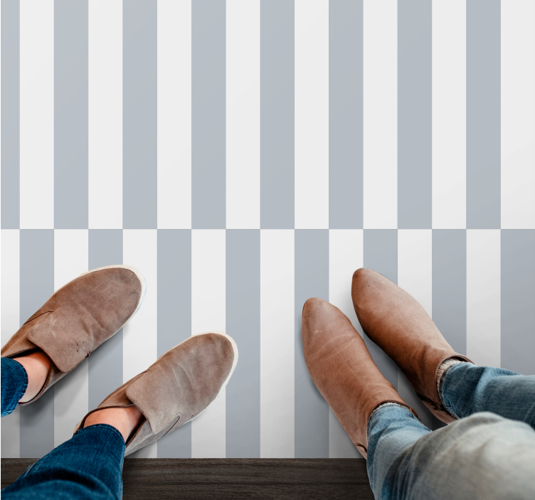 乙烯基地毯几何 时尚条纹概念 - TenStickers